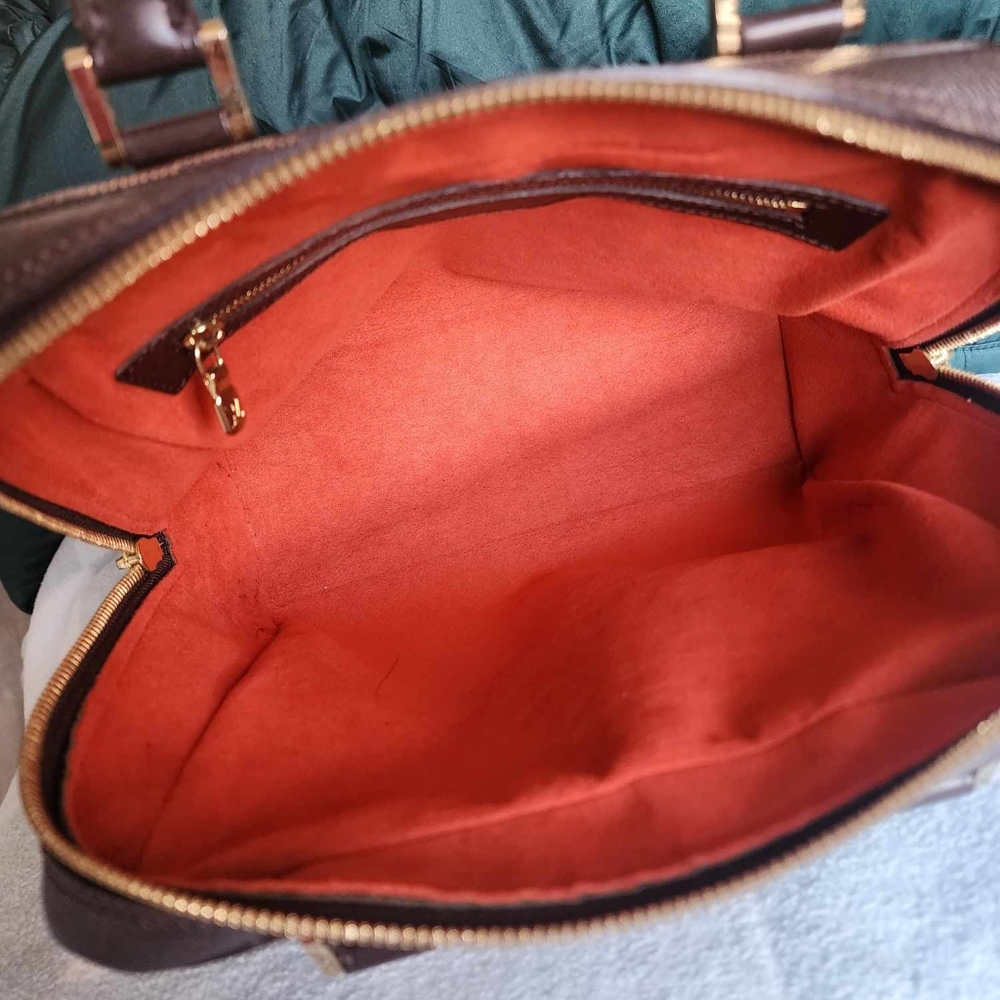 Louis Vuitton Brown Checkered Satchel - Picture 11 of 12